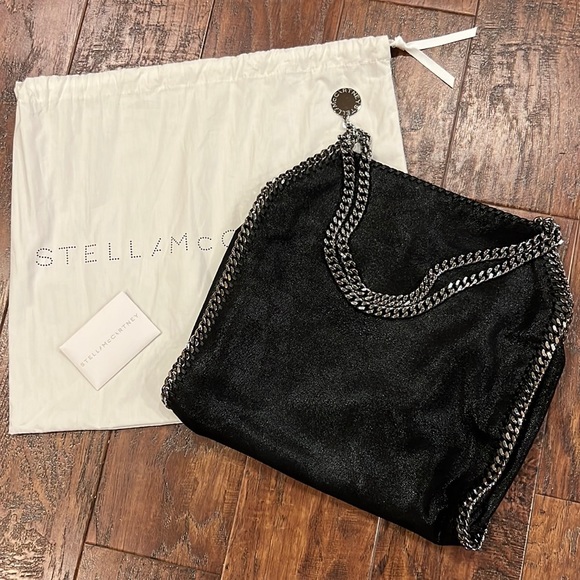 STELLA McCARTNEY Falabella ShaggyDeer Mini Tote Bag with travel/storage bag - Picture 2 of 14